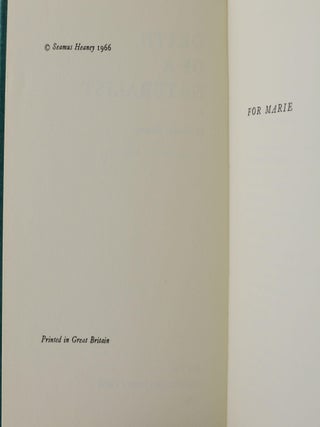 Death of a Naturalist