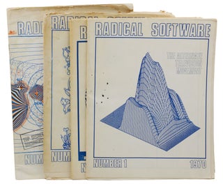 Item #140943552 Radical Software Vol. 1 Numbers 1-4. Beryl Phyllis, Korot Gershuny, Michael...