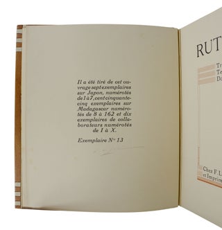 Ruth et Booz. Traduction littérale des textes sémitiques.