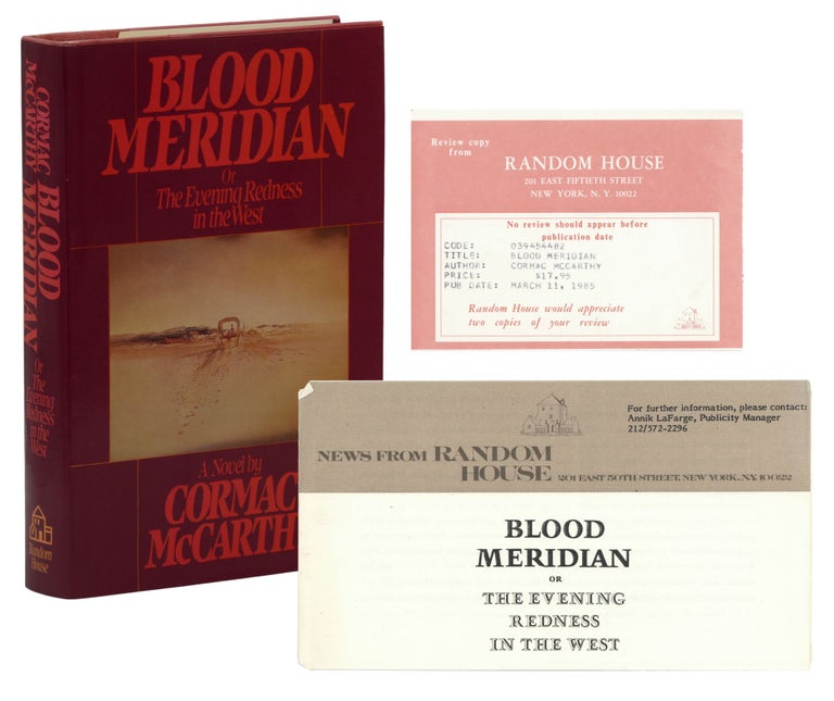 Item #140943796 Blood Meridian. Cormac McCarthy.