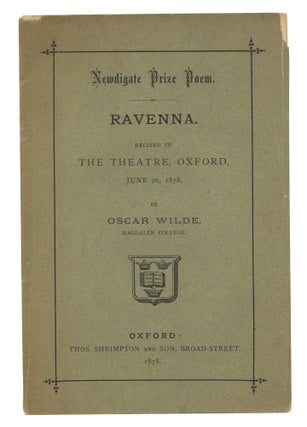 Item #140943843 Ravenna. Newdigate Prize Poem. Recited in The Theatre, Oxford, June 26, 1878....