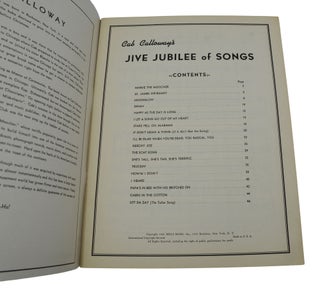 Cab Calloway's Jive Jubilee of Songs
