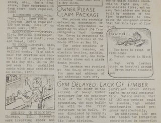 (An Extensive Run of a Japanese Internment Camp Newspaper) The Topaz Times [and] Topazu Taimuzu