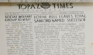 (An Extensive Run of a Japanese Internment Camp Newspapers) The Topaz Times [and] Topazu Taimuzu