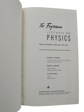 The Feynman Lectures on Physics