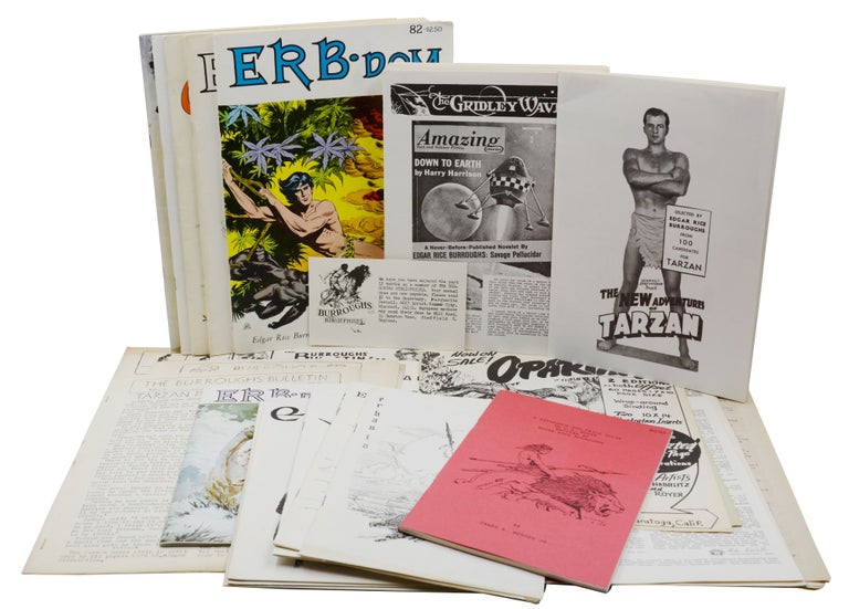 Item #140943891 Collection of 37 fanzines and pieces of ephemera about the work of Edgar Rice Burroughs. Edgar Rice Burroughs.