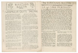 Collection of 37 fanzines and pieces of ephemera about the work of Edgar Rice Burroughs