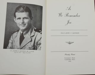As We Remember Joe (Peter Lawford's copy)