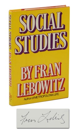 Item #140943904 Social Studies. Fran Lebowitz