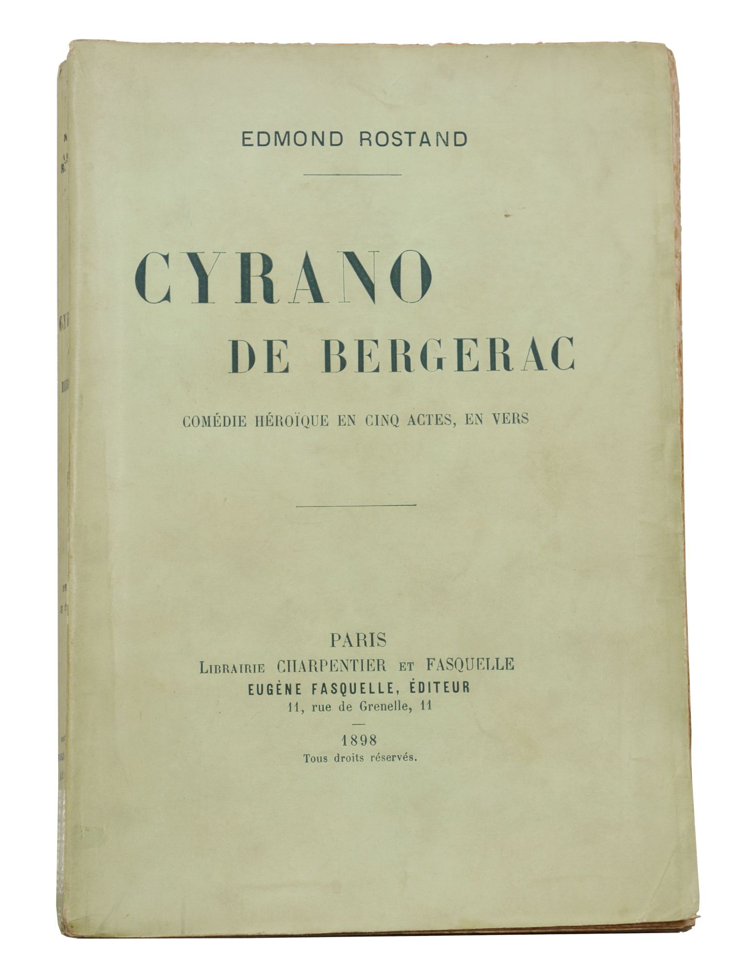 Cyrano de Bergerac | Edmond Rostand | First Edition
