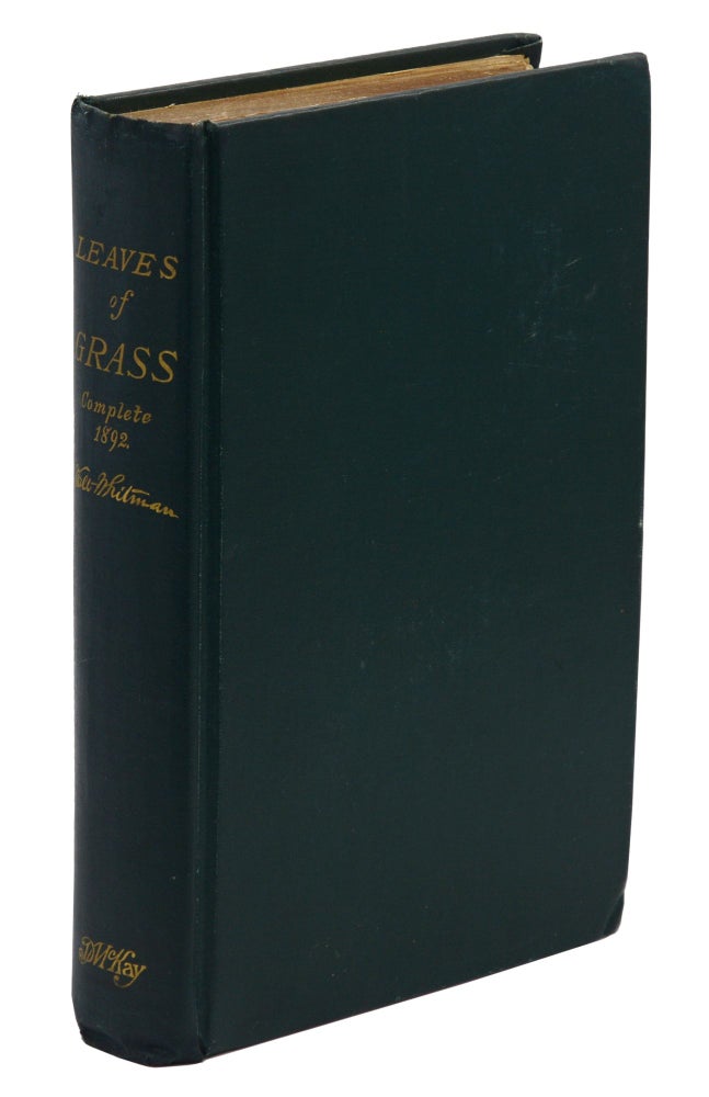 Item #140943933 Leaves of Grass (Deathbed Edition). Walt Whitman.