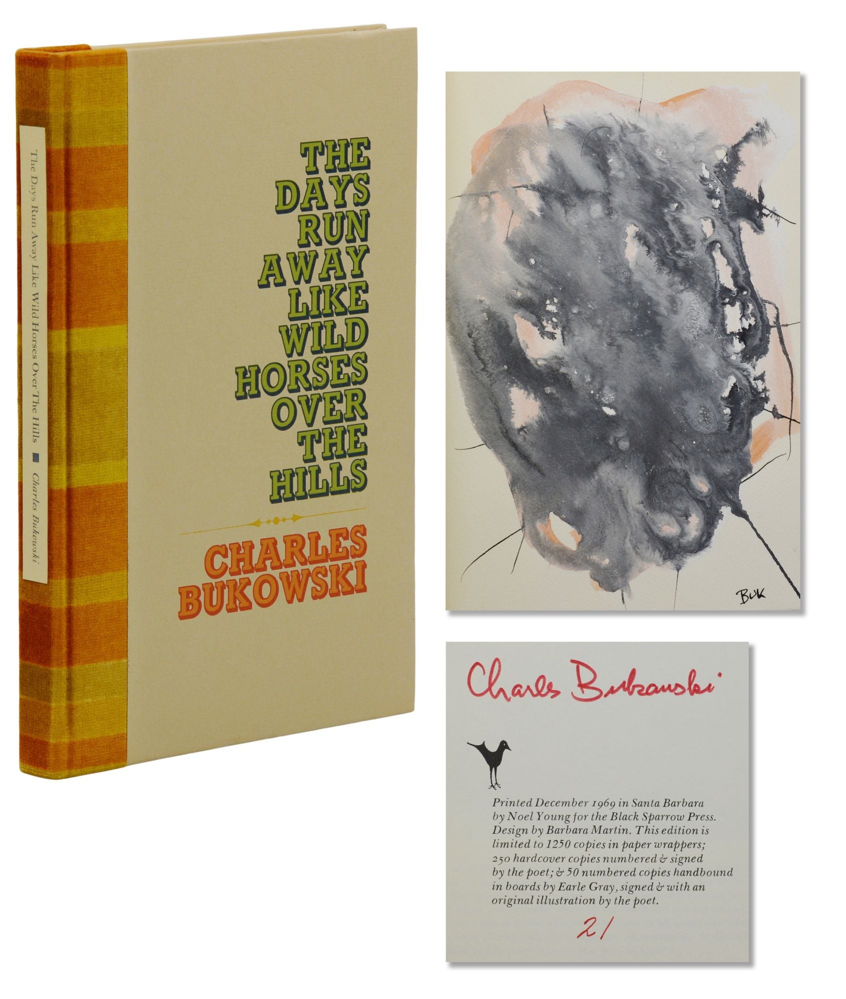 Like　the　Run　Wild　Away　Charles　Horses　Bukowski　Over　Hills　First　Edition　The　Days
