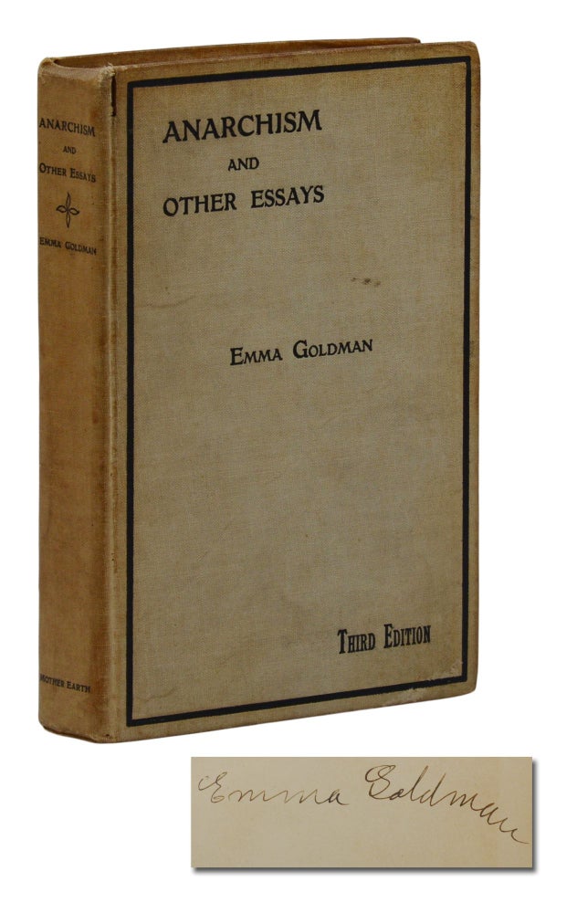 Item #140943944 Anarchism and Other Essays. Emma Goldman.