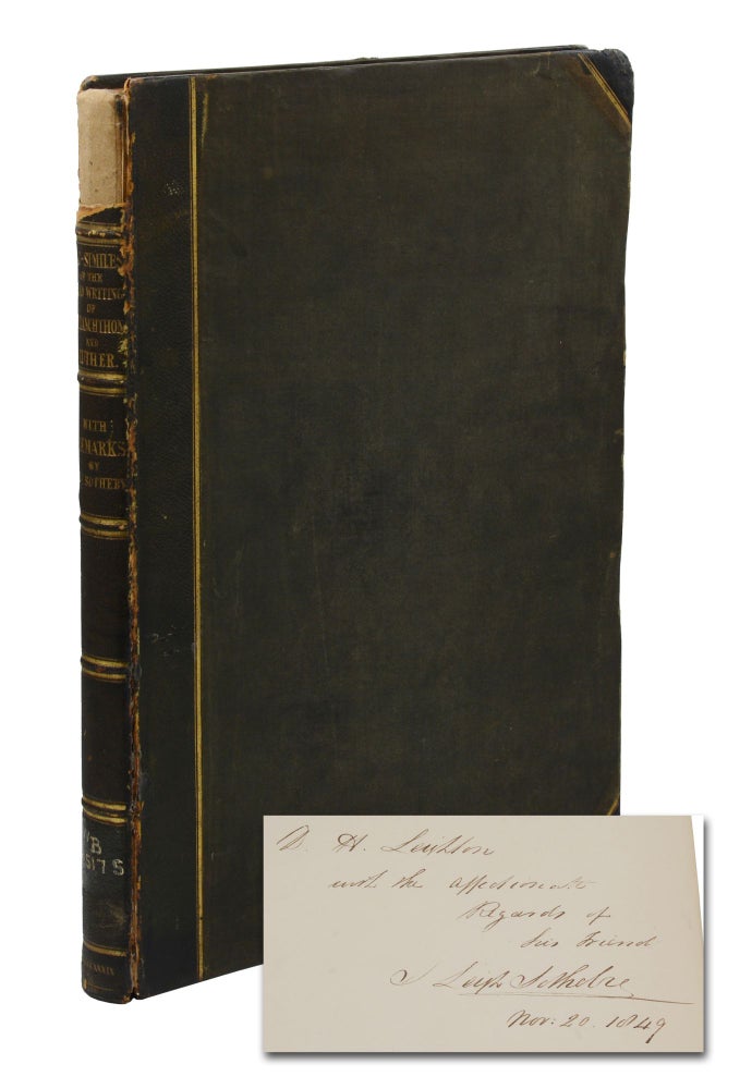 Item #140943982 Unpublished Documents, Marginal Notes and Memoranda, in the Autograph of Philip Melanchthon and of Martin Luther. With Numerous Fac-similes. Accompanied by Observations upon the Varieties of Style in the Handwriting of these Illustrious Reformers. Samuel Leigh Sotheby.