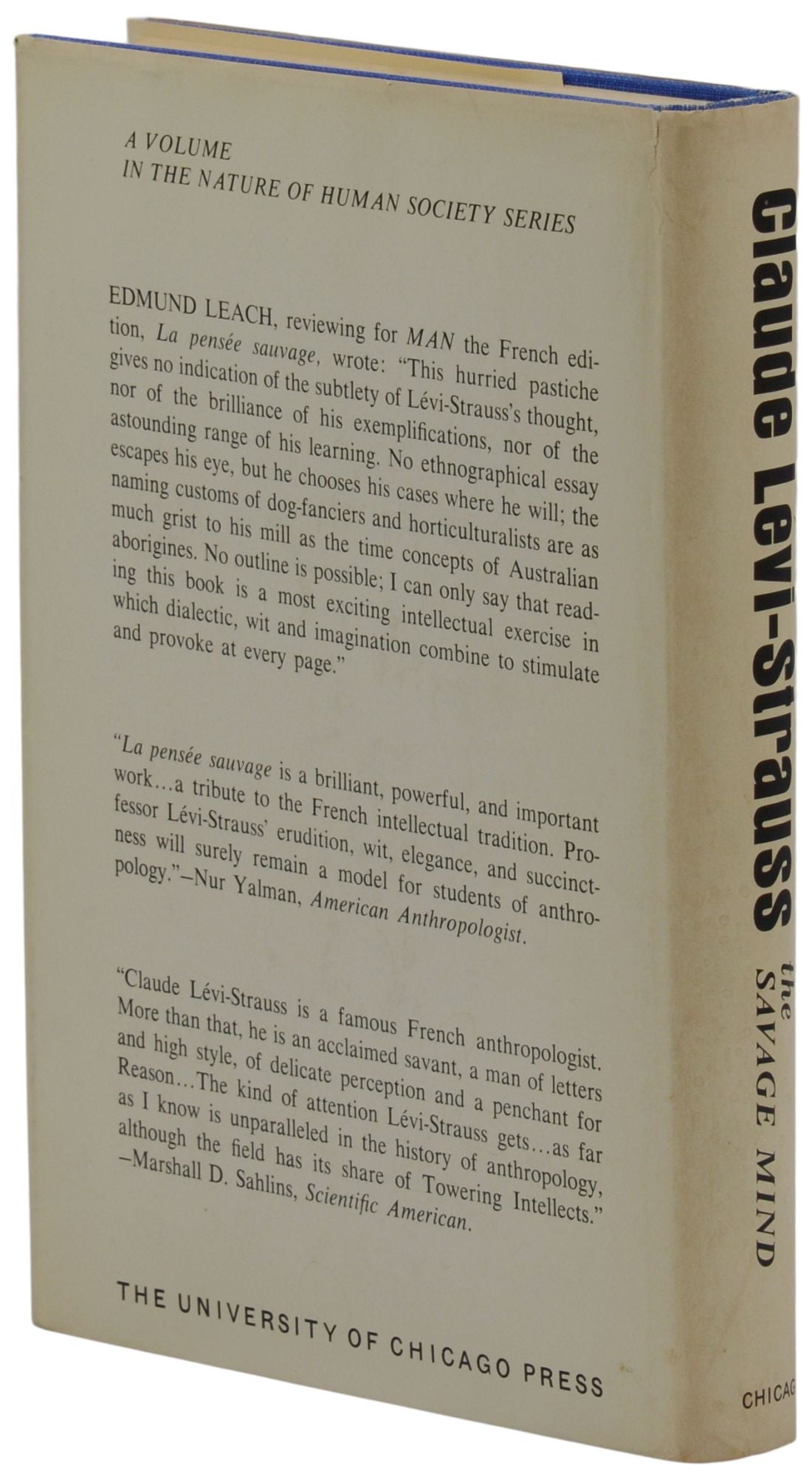 Skraldespand talentfulde rulle The Savage Mind | Claude Levi-Strauss | First American Edition