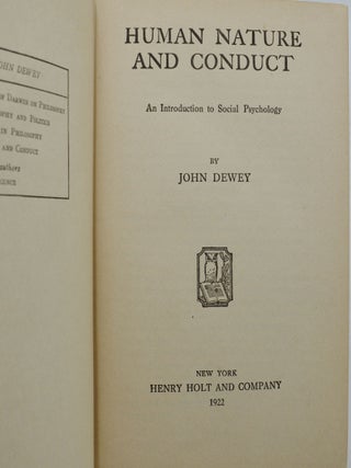 Human Nature and Conduct