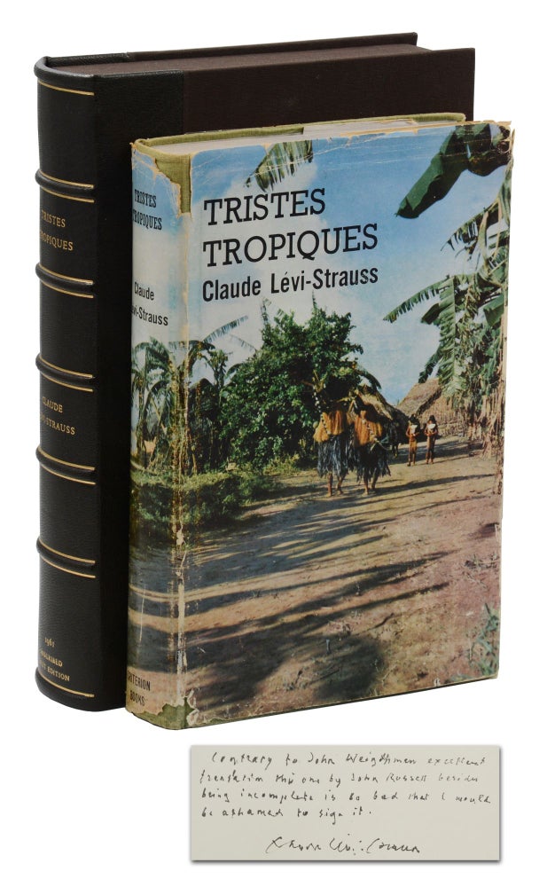 Item #140944028 Tristes Tropiques. Claude Levi-Strauss, John Russell.
