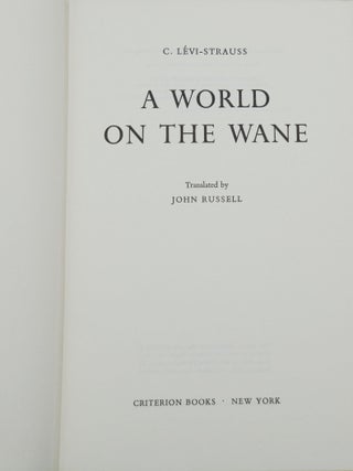 A World on the Wane