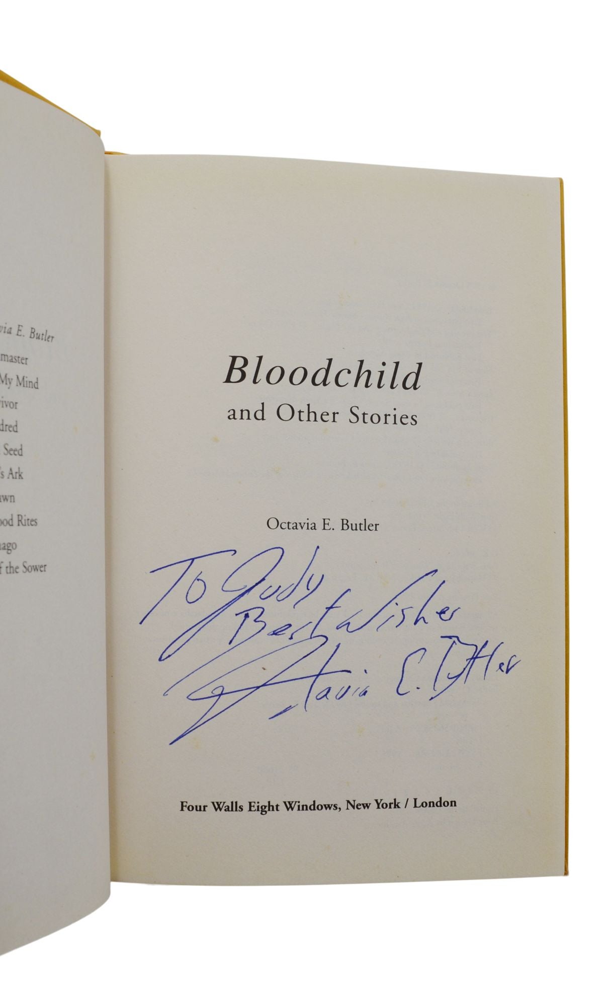 Blood Child and Other Stories | Octavia E. Butler | First Edition