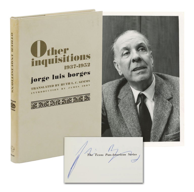 Item #140944054 Other Inquisitions 1937-1952. Jorge Luis Borges, Ruth L. Simms, James Irby, Introduction.