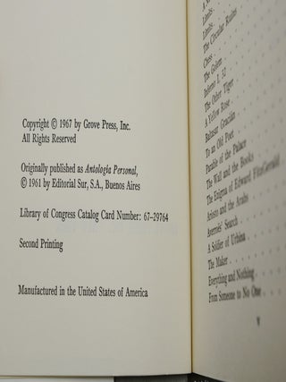 A Personal Anthology