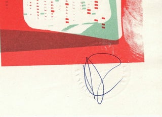 80-Column Punch Cards (Signed original silkscreen print)