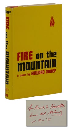Item #140944110 Fire on the Mountain. Edward Abbey