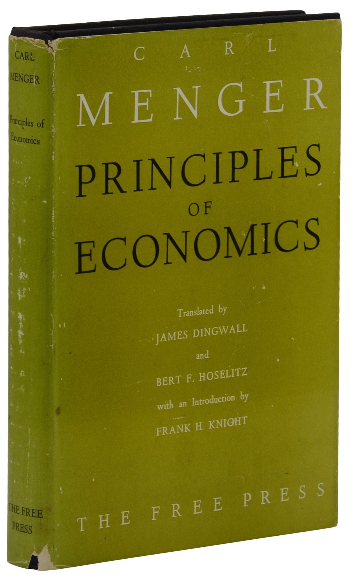 of　First　Menger　in　Carl　Principles　Edition　Economics　English