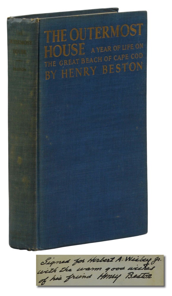 Item #140944189 The Outermost House: A Year of Life on the Great Beach of Cape Cod. Henry Beston.