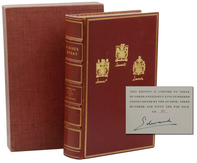 Item #140944203 A King's Story: The Memoirs of the Duke of Windsor. Duke of Windsor Edward.