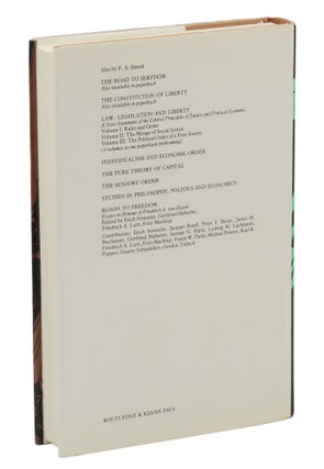 New Studies in Philosophy, Politics, Economics, and the History of Ideas