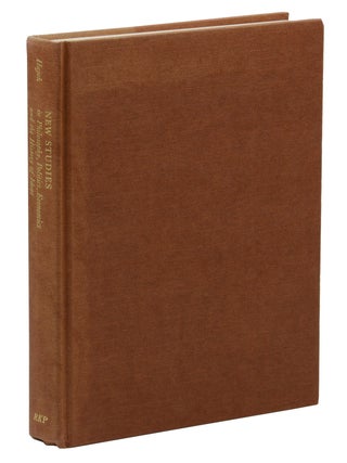 New Studies in Philosophy, Politics, Economics, and the History of Ideas