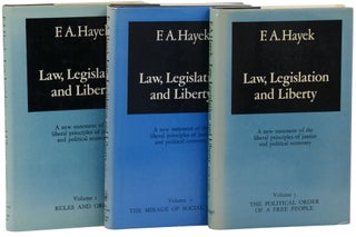 Item #140944266 Law, Legislation and Liberty. A New Statement of the Liberal Principles of...