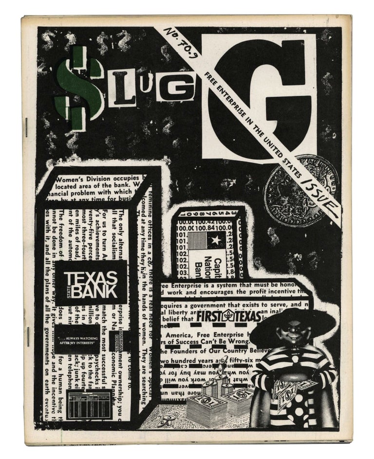 Item #140944290 Sluggo! No. 70.9: Free Enterprise in the United States Issue (Issue 4). Nick West, E A. Srere.
