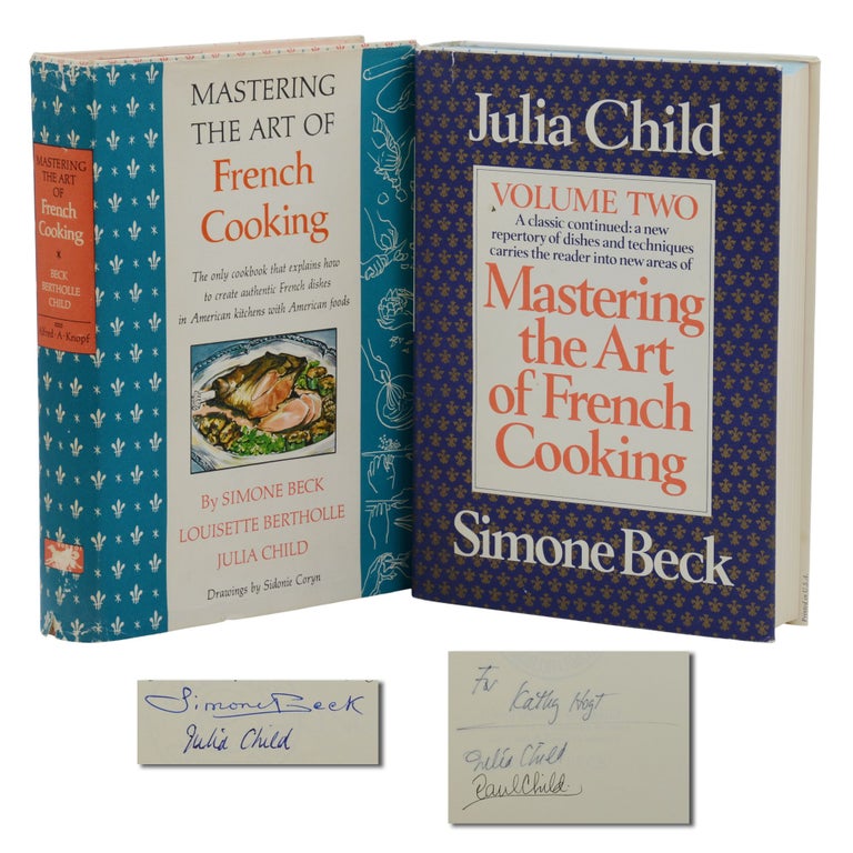 Item #140944292 Mastering the Art of French Cooking: Volume I & II. Julia Child, Simone Beck, Louisette Bertholle.