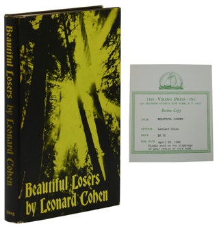 Item #140944330 Beautiful Losers. Leonard Cohen