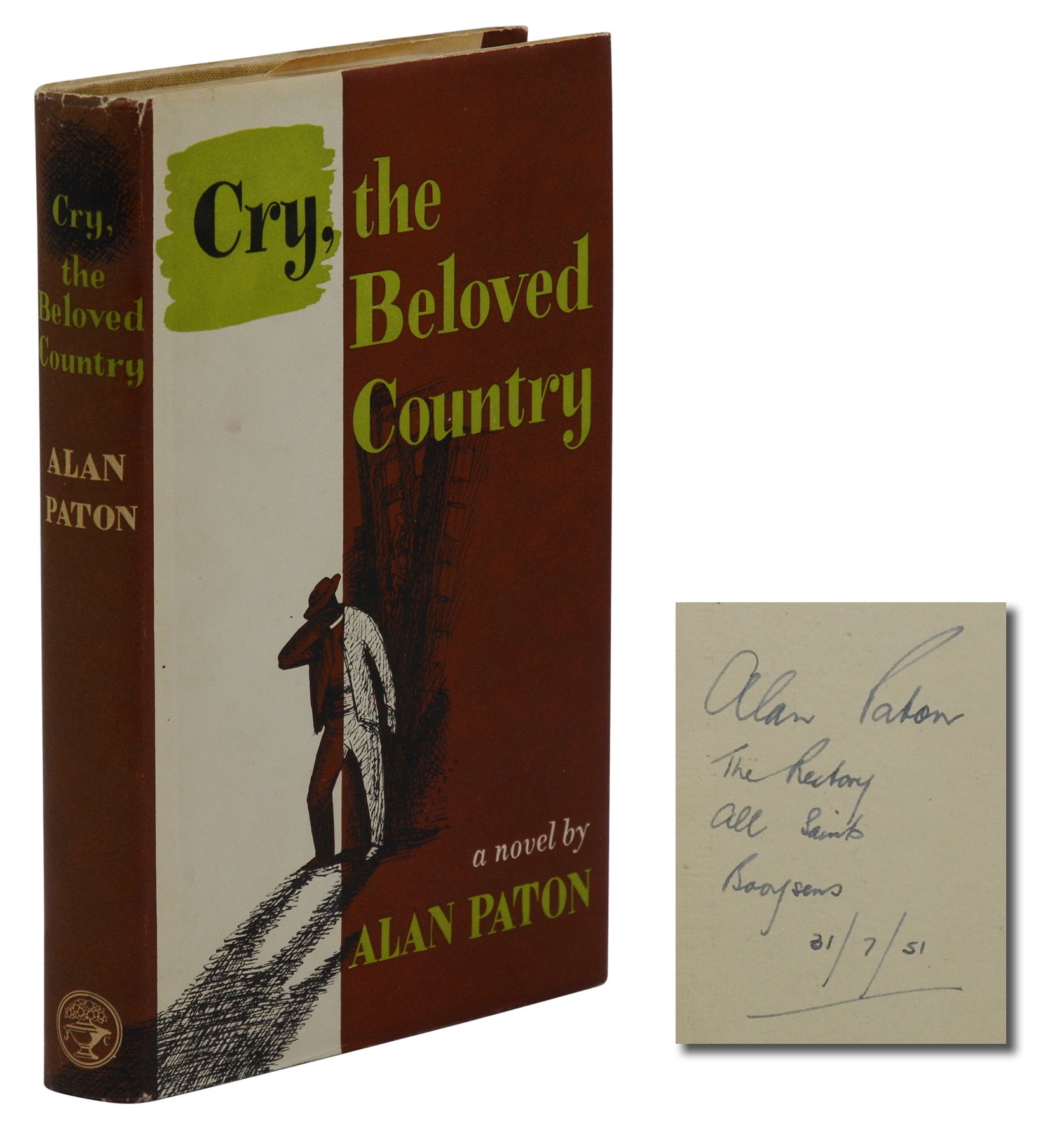 Alan Apton Cry, the Beloved Country | Alan Paton | First Edition