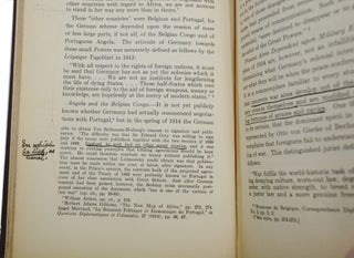 African Questions at the Paris Peace Conference: With Papers on Egypt, Mesopotamia, and the Colonial Settlement (Hubert Harrison's copy)