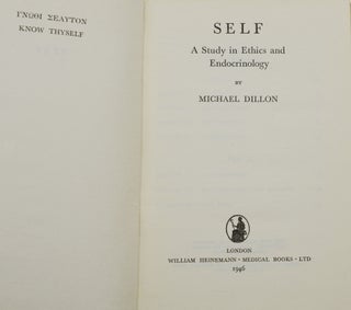 Self: A Study in Ethics and Endocrinology