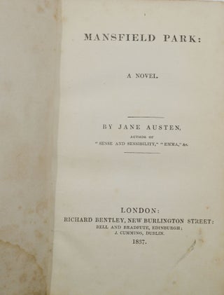Mansfield Park: A Novel