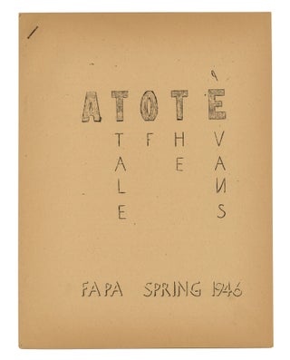 Item #140944537 ATOTE: A Tale of the 'Evans. Volume IV, Number 2. Spring, 1946. E. Everett Evans