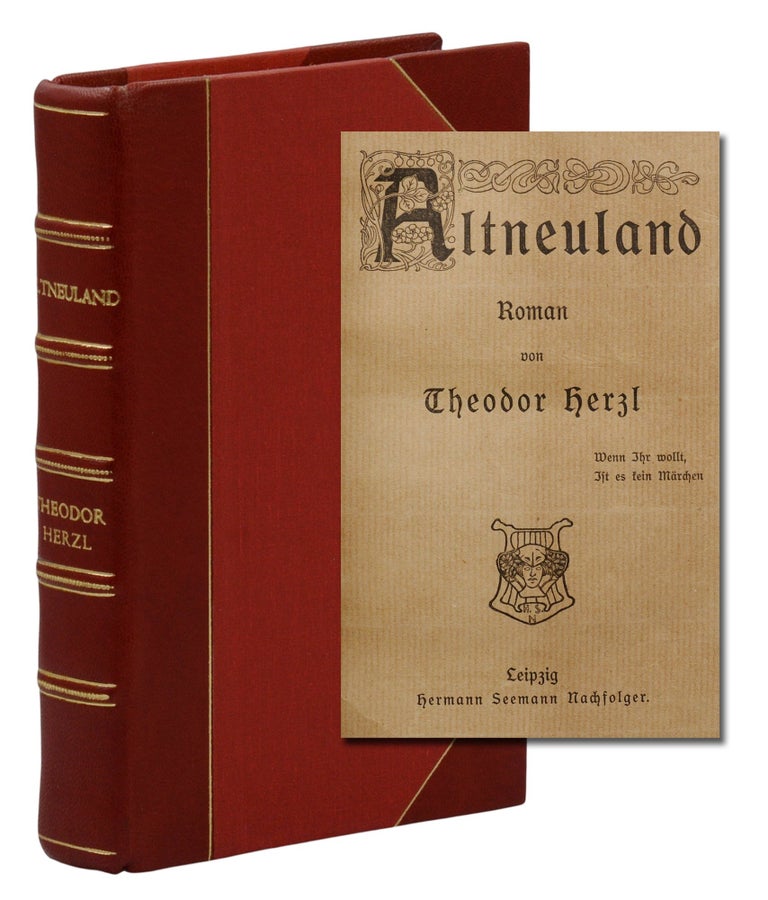 Item #140944555 Altneuland [The Old New Land]. Theodor Herzl.