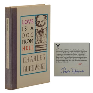 Item #140944564 Love is a Dog from Hell. Charles Bukowski