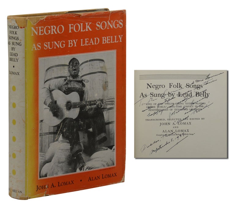 Item #140944566 Negro Folk Songs as Sung by Lead Belly. Lead Belly, John A. Lomax, Alan Lomax.