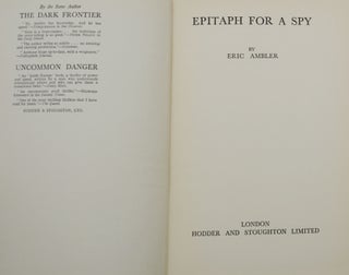 Epitaph for a Spy