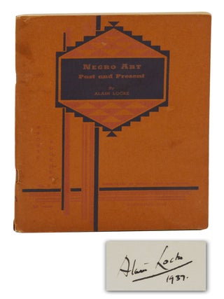 Item #140944642 Negro Art: Past and Present (Bronze Booklet No. 3). Alain Locke