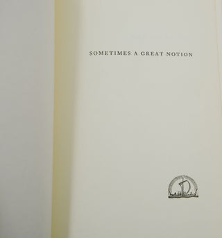 Sometimes a Great Notion