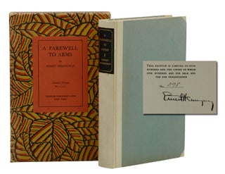 Item #140944651 A Farewell to Arms. Ernest Hemingway