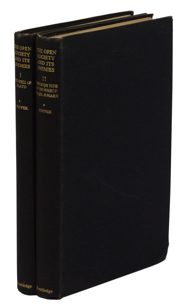 Item #140944676 The Open Society and Its Enemies: Volume I The Spell of Plato & Volume II The High Tide of Prophecy: Hegel, Marx, and the Aftermath (Michael Howard's annotated copy). Karl Popper, Michael Howard.