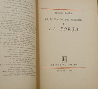 La forja de un rebelde: Vol. I La forja, Vol. II La ruta, Vol. III La llama (The Forging of a Rebel)